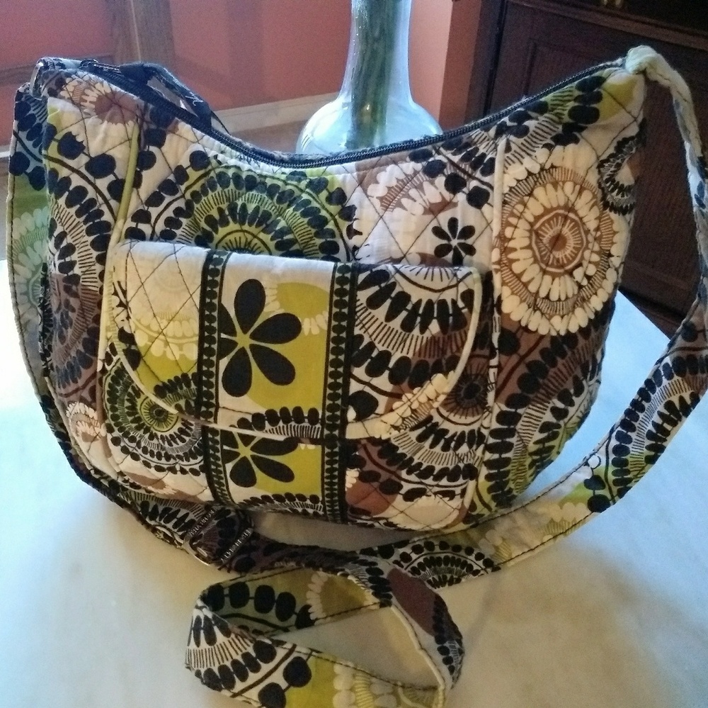 Vera Bradley Quilted Crossbody Handbag Multi color